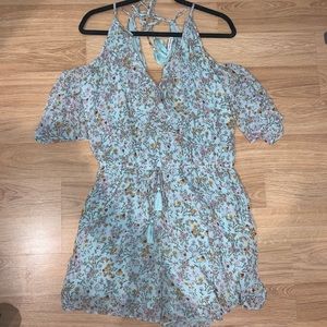 American Eagle Floral Romper